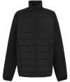 RG654 TRA590 Regatta Essential Hybrid Jacket Black colour image